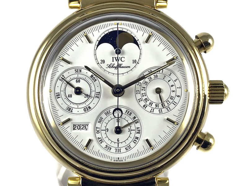 RELOJ IWC Da Vinci Perpetual Calendar Yellow Gold - ref. 3750 - Imagen 12