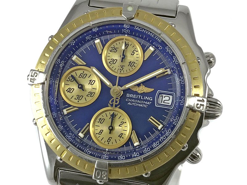 RELOJ Breitling Chronomat Gold & Steel Blue Dial - ref. D130501