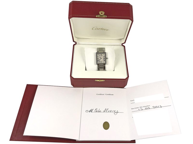 RELOJ Cartier Tank Solo - ref. 3169 - Imagen 12