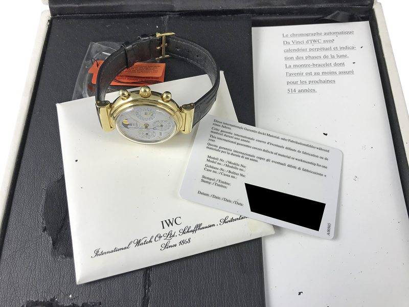 RELOJ IWC Da Vinci Perpetual Calendar Yellow Gold - ref. 3750 - Imagen 13