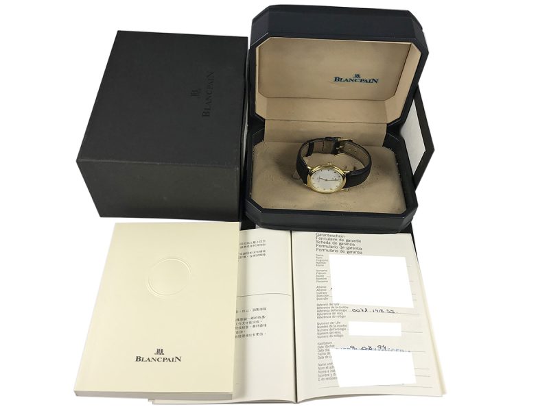 RELOJ Blancpain Villeret Ultra-Slim Yellow Gold 21K - ref. 0021 - Imagen 13