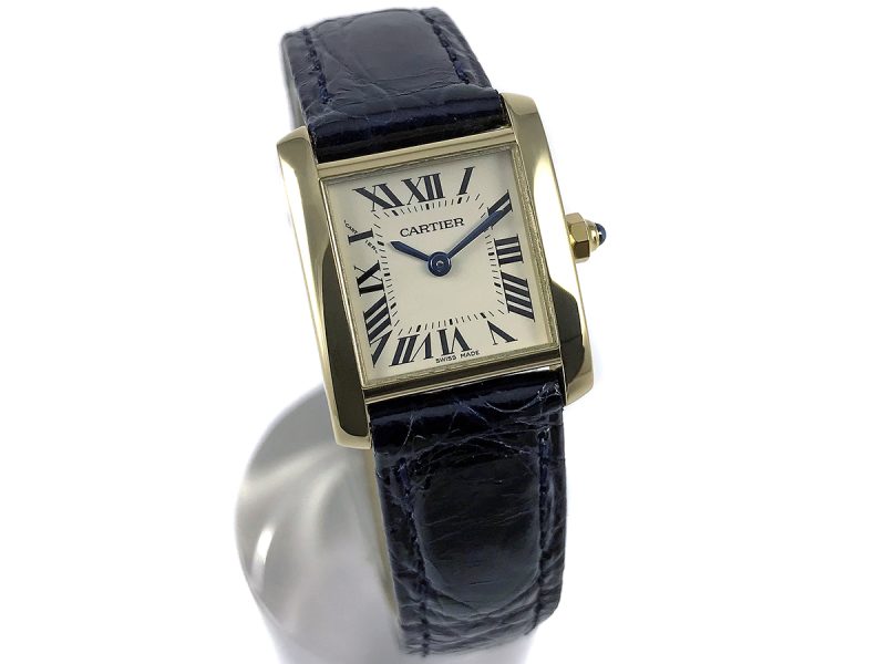 RELOJ Cartier Tank Francaise Lady Gold - ref. 2385 - Imagen 8