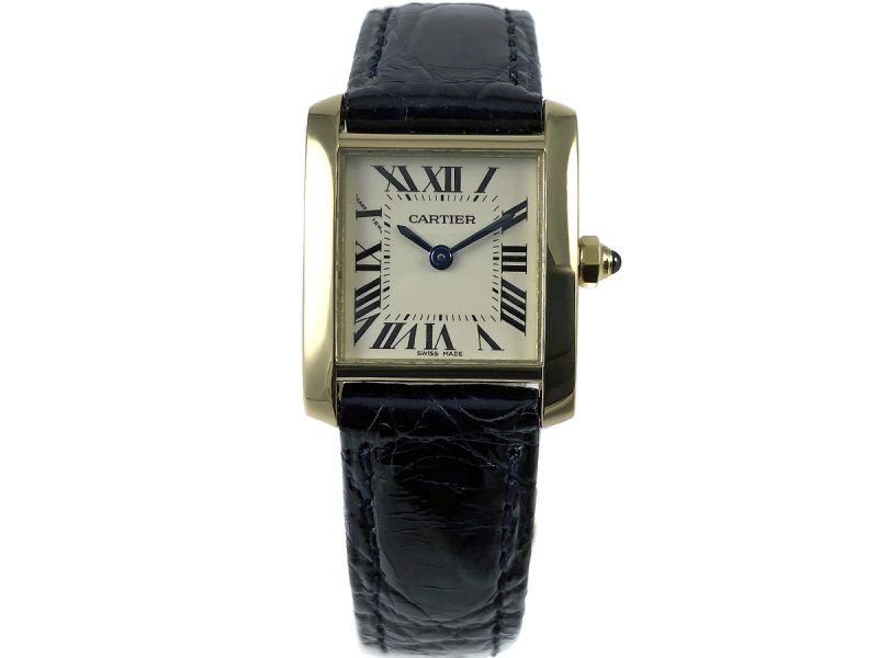RELOJ Cartier Tank Francaise Lady Gold - ref. 2385 - Imagen 9