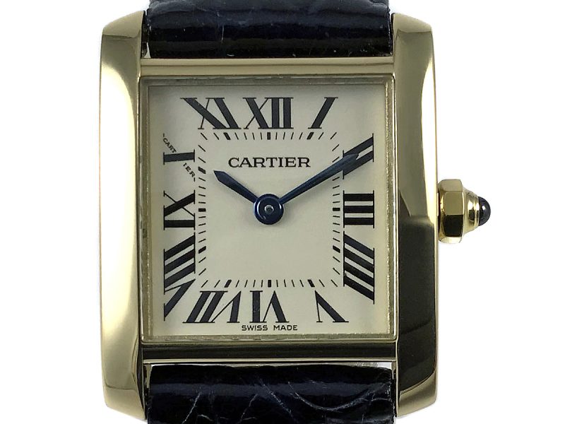 RELOJ Cartier Tank Francaise Lady Gold - ref. 2385 - Imagen 11