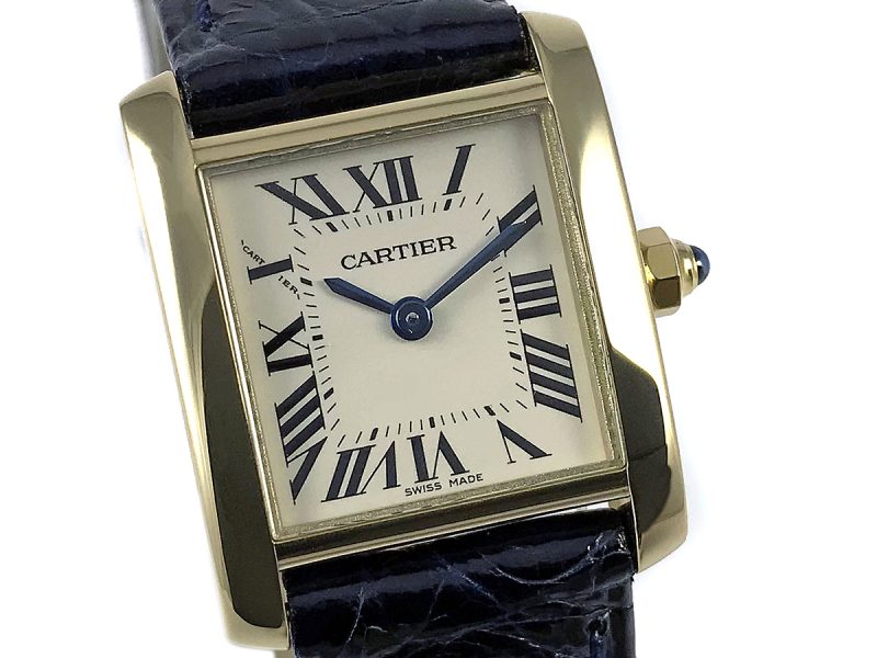 RELOJ Cartier Tank Francaise Lady Gold - ref. 2385 - Imagen 12