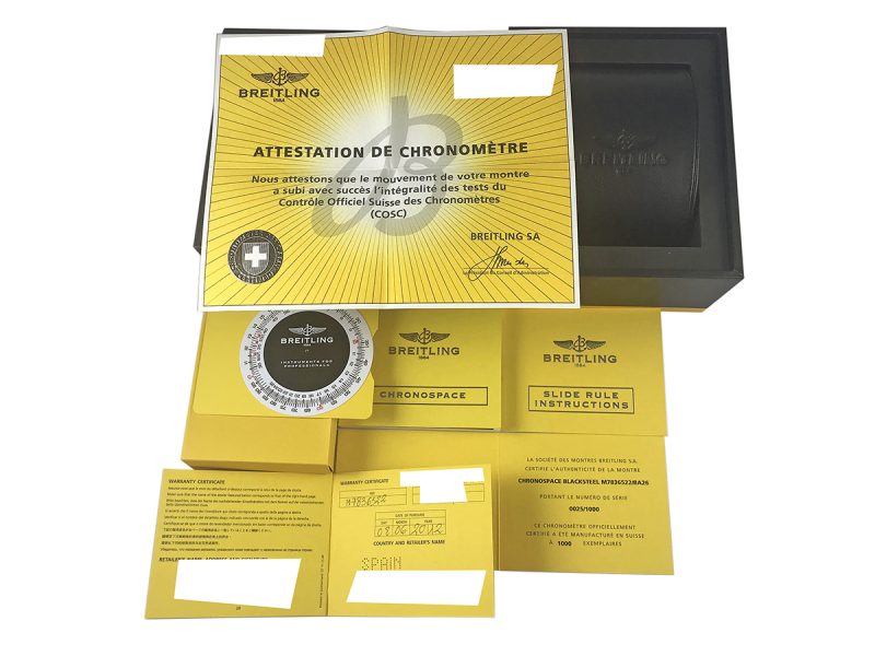 RELOJ Breitling Chronospace Military Black Limited - ref. M7836522 - Imagen 12