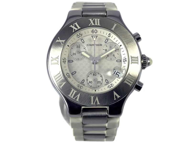 RELOJ Cartier Chronoscaph 21 - ref. 2424 - Imagen 8