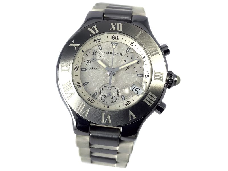 RELOJ Cartier Chronoscaph 21 - ref. 2424 - Imagen 9