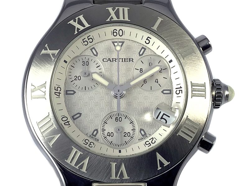 RELOJ Cartier Chronoscaph 21 - ref. 2424 - Imagen 11