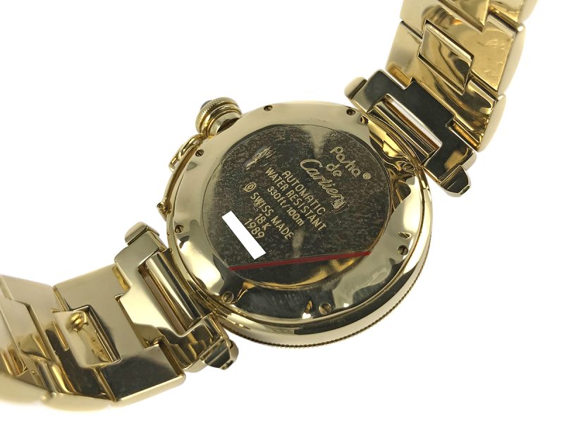 RELOJ Cartier Pasha Yellow Gold 18k - ref. 1989 - Imagen 4