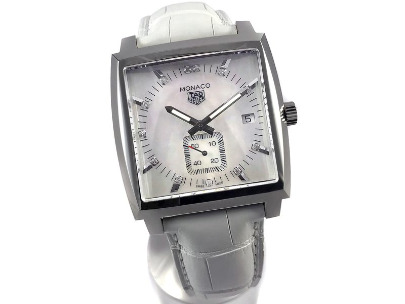 RELOJ Tag Heuer Monaco Lady Quartz - ref. WAW131B - Imagen 7