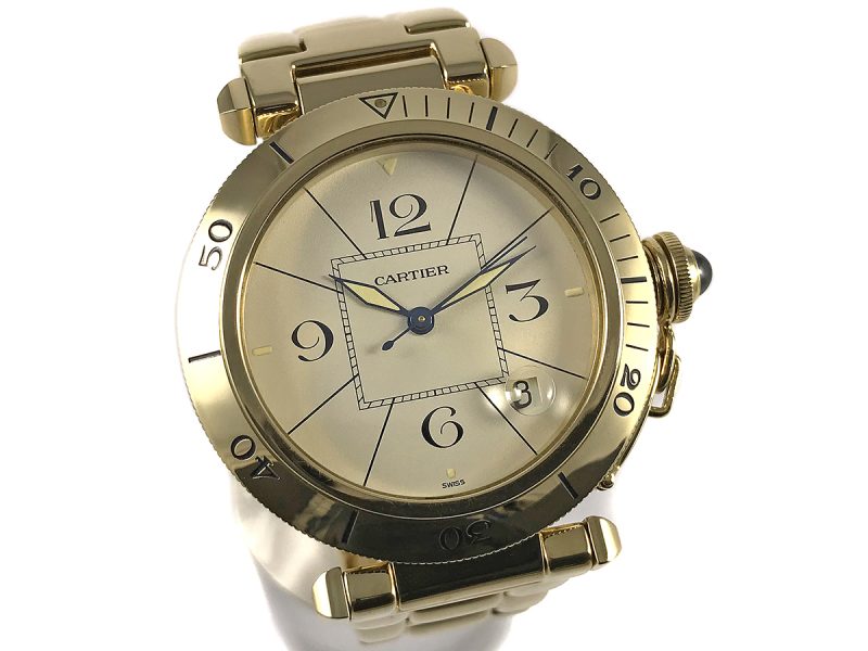 RELOJ Cartier Pasha Yellow Gold 18k - ref. 1989 - Imagen 7