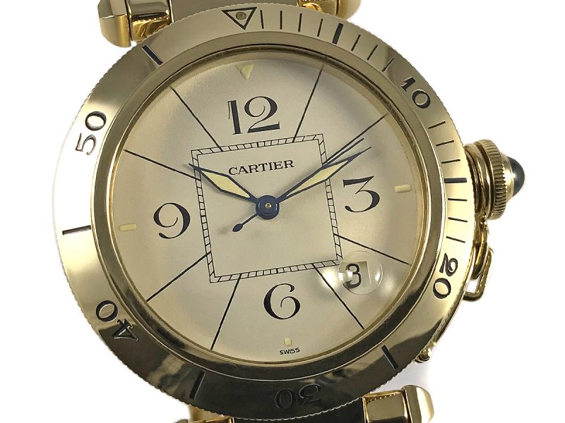 RELOJ Cartier Pasha Yellow Gold 18k - ref. 1989 - Imagen 10