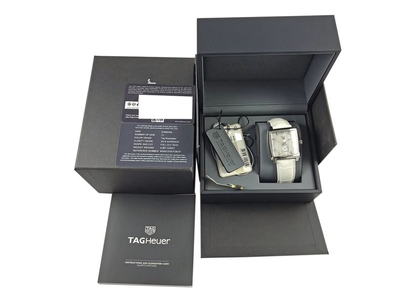 RELOJ Tag Heuer Monaco Lady Quartz - ref. WAW131B - Imagen 12