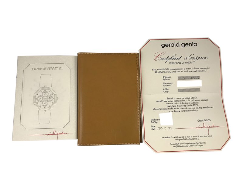 RELOJ Gérald Genta Perpetual Calendar 18k - ref. G.2132.7 - Imagen 12