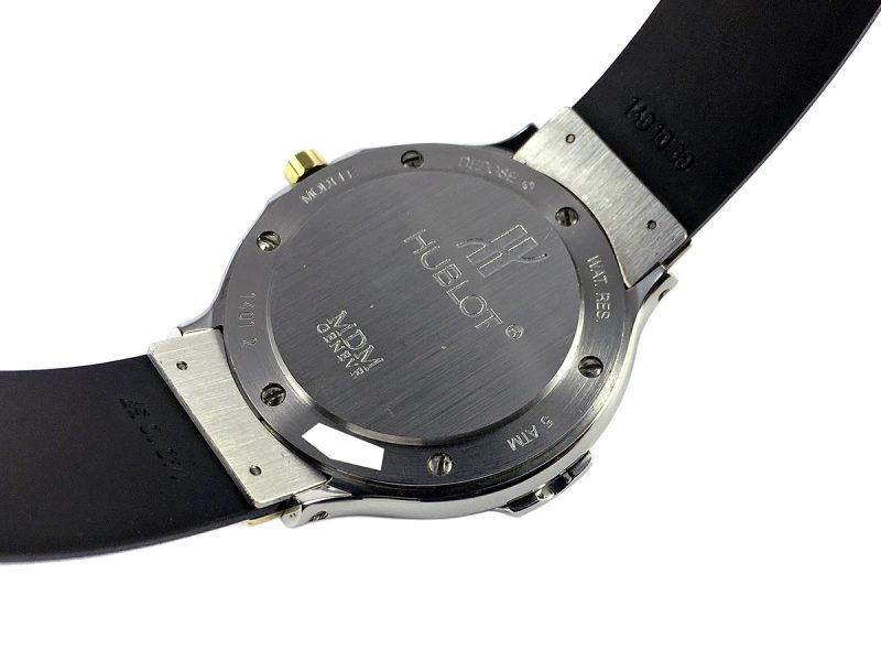 RELOJ Hublot MDM Classic Yellow Gold & Steel Red Dial - ref. 1401.2 - Imagen 4