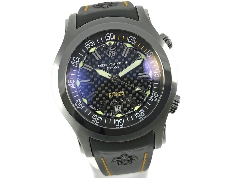 RELOJ Cuervo y Sobrinos Robusto Buceador 200M - ref. 2806.NF - Imagen 7