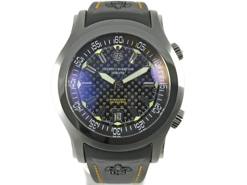 RELOJ Cuervo y Sobrinos Robusto Buceador 200M - ref. 2806.NF - Imagen 8