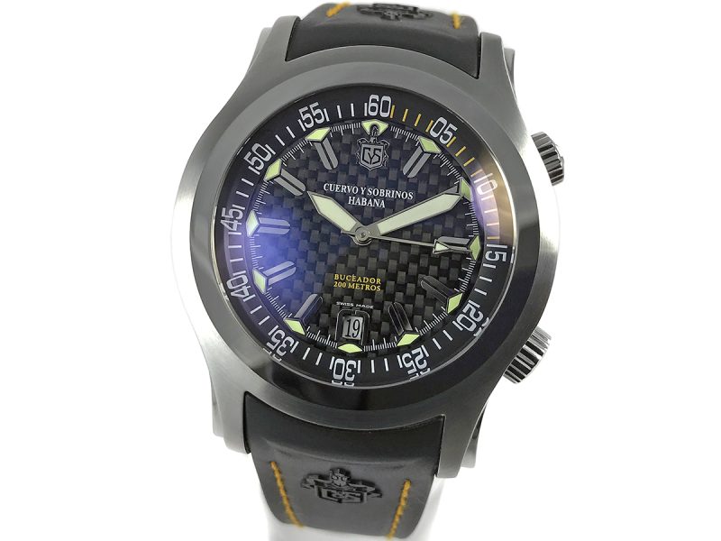 RELOJ Cuervo y Sobrinos Robusto Buceador 200M - ref. 2806.NF - Imagen 9