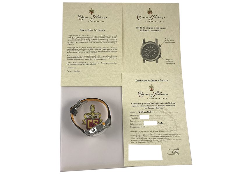 RELOJ Cuervo y Sobrinos Robusto Buceador 200M - ref. 2806.NF - Imagen 12