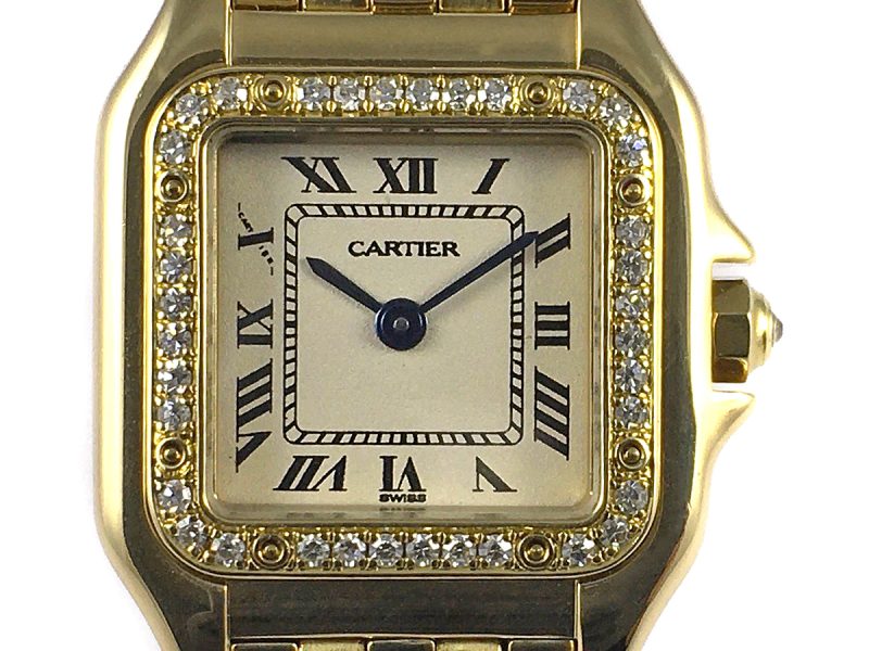 RELOJ Cartier Panthere Yellow Gold & Diamonds Bezel - ref. 128000M - Imagen 11