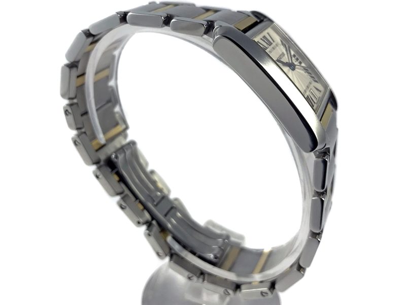 RELOJ Cartier Tank Francaise Yellow Gold & Steel - ref. 2302 - Imagen 3