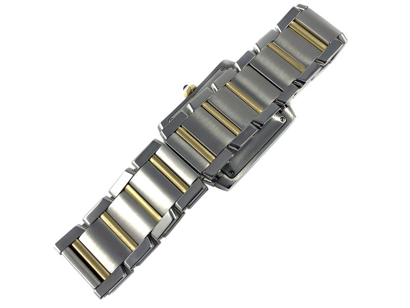 RELOJ Cartier Tank Francaise Yellow Gold & Steel - ref. 2302 - Imagen 5