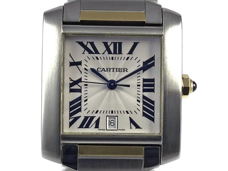 RELOJ Cartier Tank Francaise Yellow Gold & Steel - ref. 2302 - Imagen 11