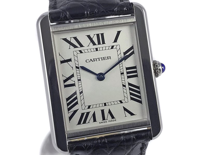 RELOJ Cartier Tank Solo Steel Quartz - ref. 2715 - Imagen 13