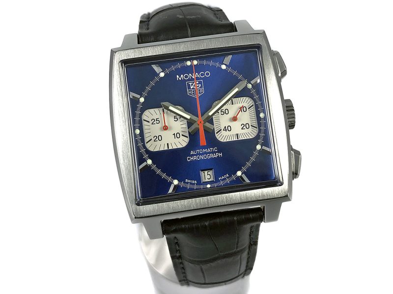 RELOJ TAG Heuer Monaco Blue Dial Chronograph - ref. CW2113-0 - Imagen 7