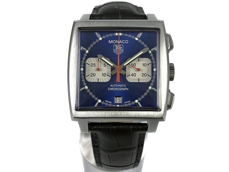 RELOJ TAG Heuer Monaco Blue Dial Chronograph - ref. CW2113-0 - Imagen 8