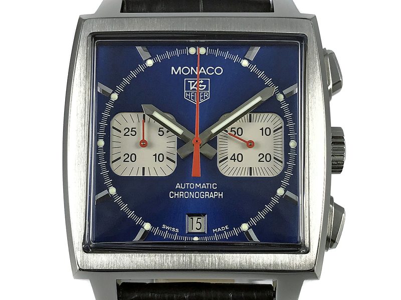 RELOJ TAG Heuer Monaco Blue Dial Chronograph - ref. CW2113-0 - Imagen 11