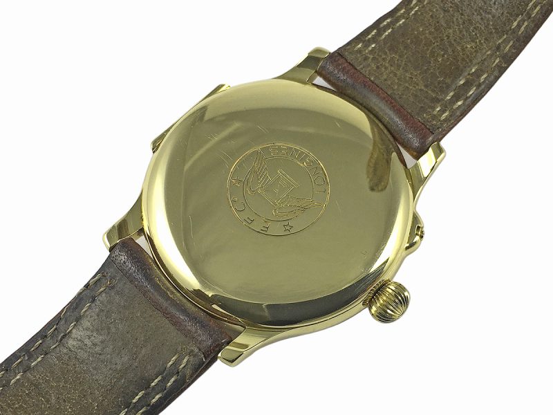 RELOJ Longines Lindberg Hour Angle Yellow Gold - ref. 989.5216 - Imagen 4