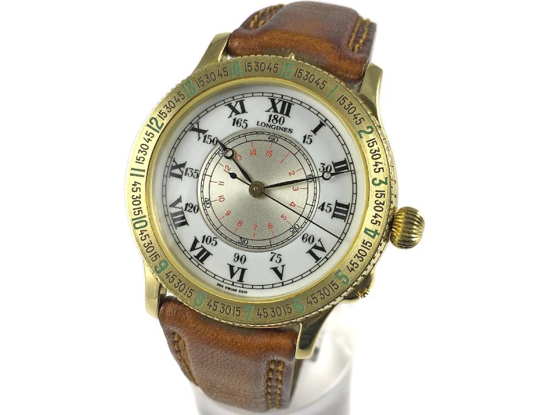 RELOJ Longines Lindberg Hour Angle Yellow Gold - ref. 989.5216 - Imagen 12
