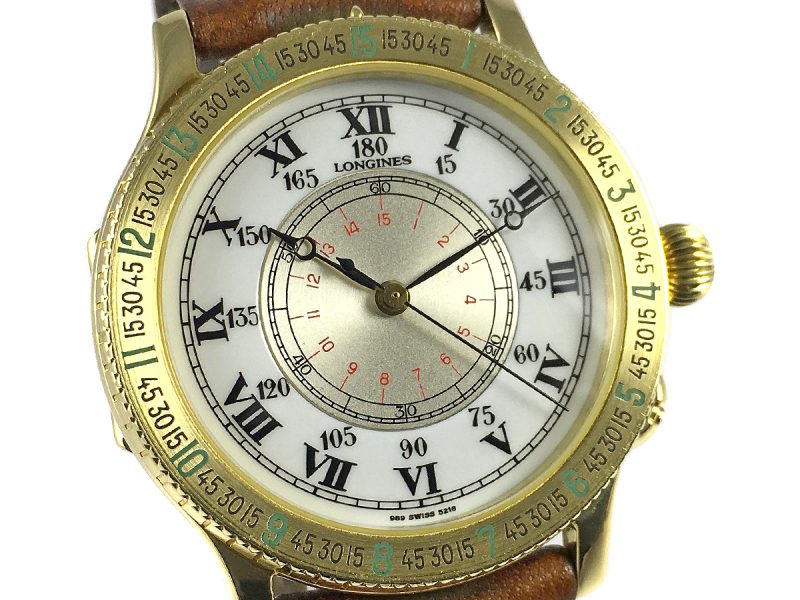 RELOJ Longines Lindberg Hour Angle Yellow Gold - ref. 989.5216 - Imagen 13