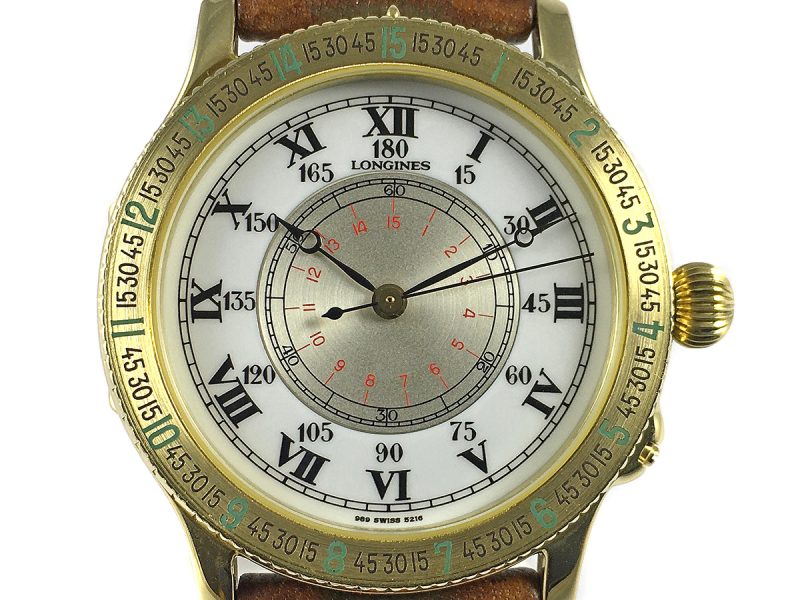 RELOJ Longines Lindberg Hour Angle Yellow Gold - ref. 989.5216 - Imagen 14