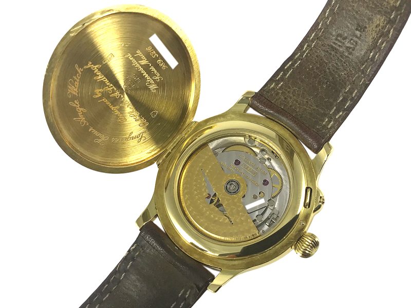 RELOJ Longines Lindberg Hour Angle Yellow Gold - ref. 989.5216 - Imagen 5