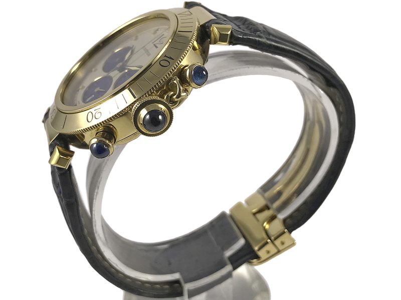 RELOJ Cartier Pasha Chronograph Yellow Gold - ref. 30009 - Imagen 2