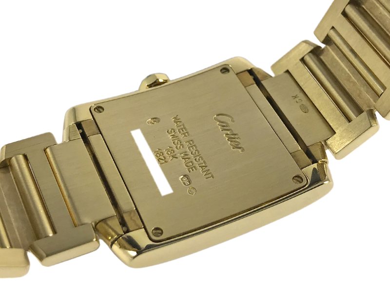 RELOJ Cartier Tank Francaise Yellow Gold - ref. 1821 - Imagen 4