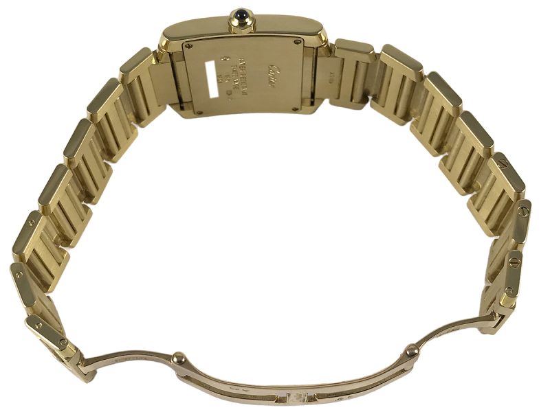 RELOJ Cartier Tank Francaise Yellow Gold - ref. 1821 - Imagen 6