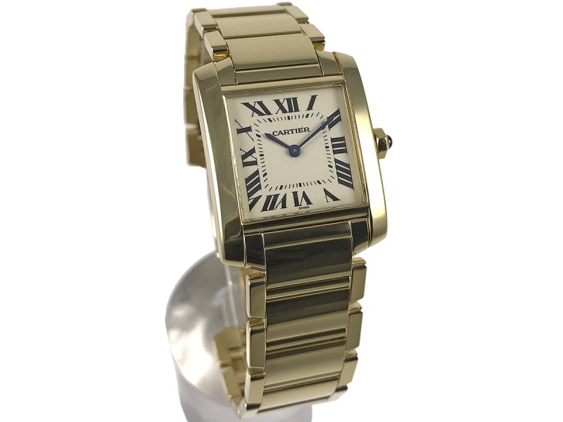 RELOJ Cartier Tank Francaise Yellow Gold - ref. 1821 - Imagen 7
