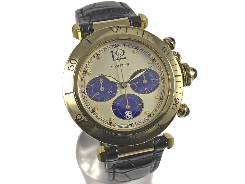 RELOJ Cartier Pasha Chronograph Yellow Gold - ref. 30009 - Imagen 7