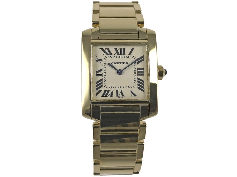 RELOJ Cartier Tank Francaise Yellow Gold - ref. 1821 - Imagen 8