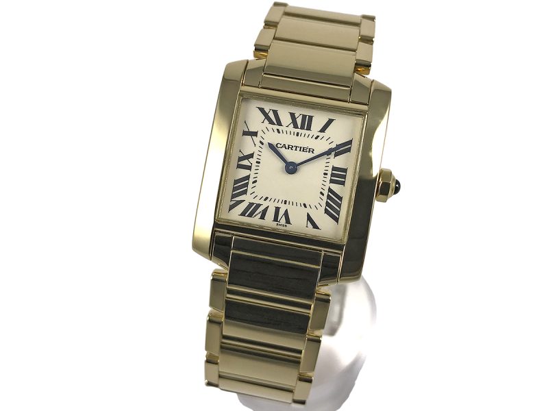 RELOJ Cartier Tank Francaise Yellow Gold - ref. 1821 - Imagen 9