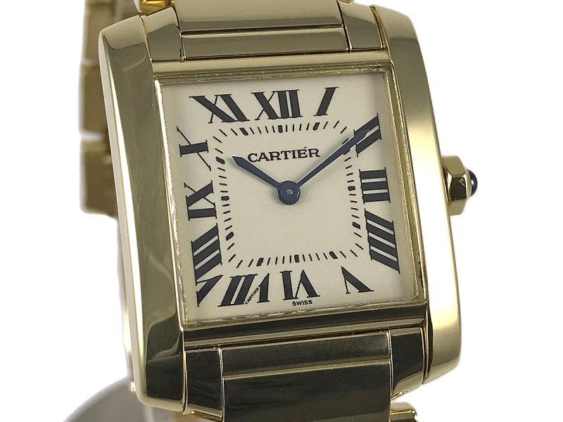 RELOJ Cartier Tank Francaise Yellow Gold - ref. 1821 - Imagen 10