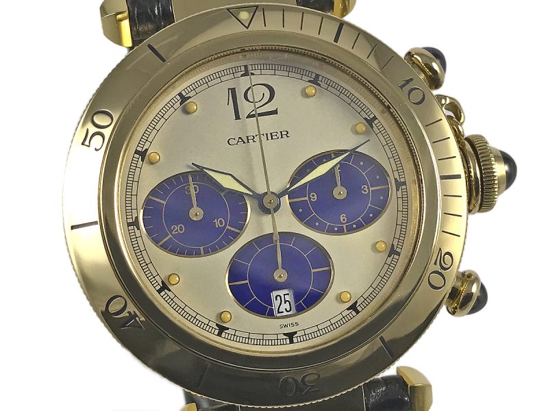RELOJ Cartier Pasha Chronograph Yellow Gold - ref. 30009 - Imagen 10