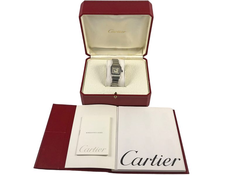 RELOJ Cartier Santos Galbee Lady - ref. 1565 - Imagen 12