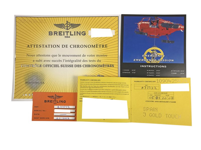 RELOJ Breitling Emergency Mission Chronograph - ref. A73322 - Imagen 14