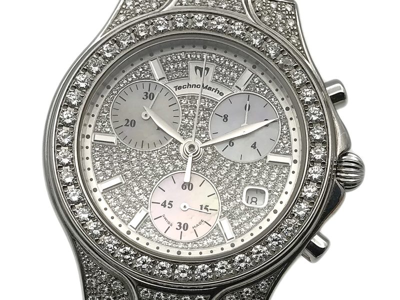 RELOJ TechnoMarine Diva 18K White Gold & Diamonds - ref. DTWW