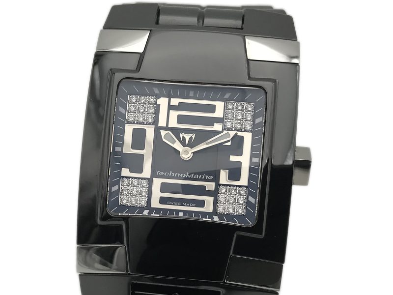 RELOJ TechnoMarine Black Snow Diamonds Dial - ref. SQCB02C